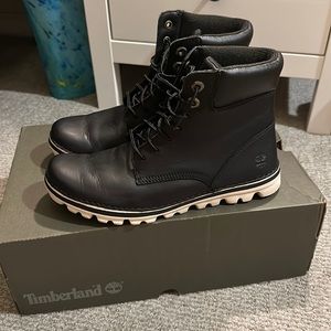 Black Timberland boots size 7